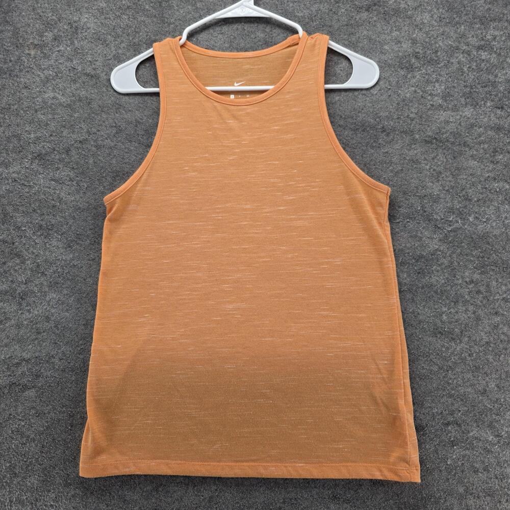 Nike Tank Womens S Orange Dri-FIT Athletic Moisture Wicking Lightweight